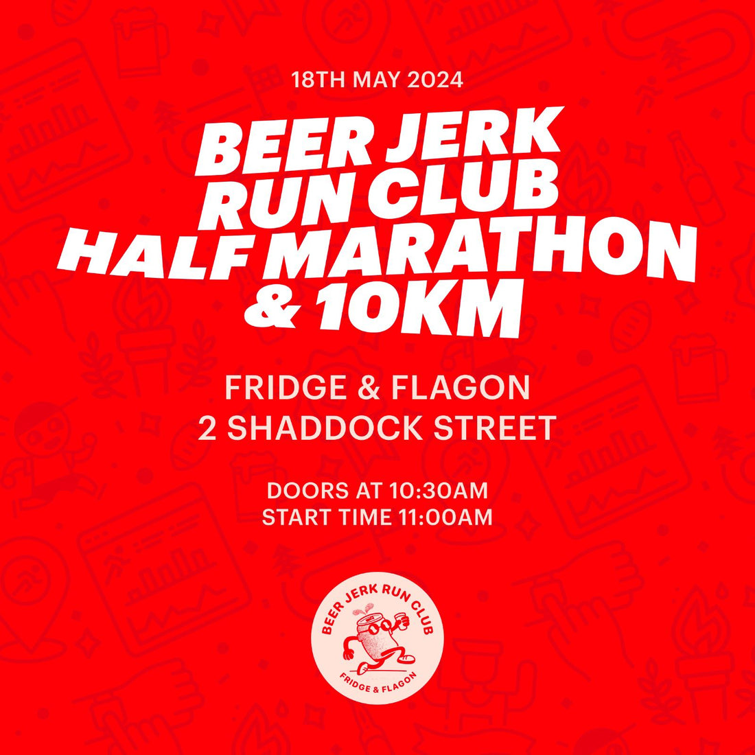 Beer Jerk Run Club Half Marathon Ticket